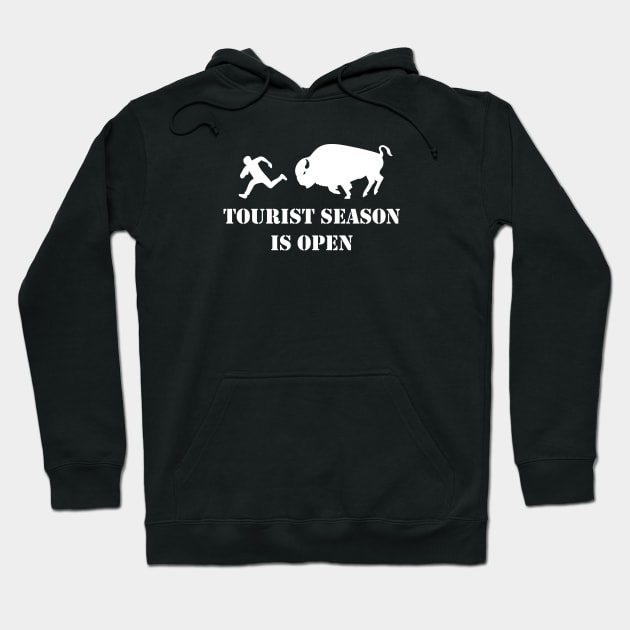 Tourist Season Is Open Hoodie by LucentJourneys